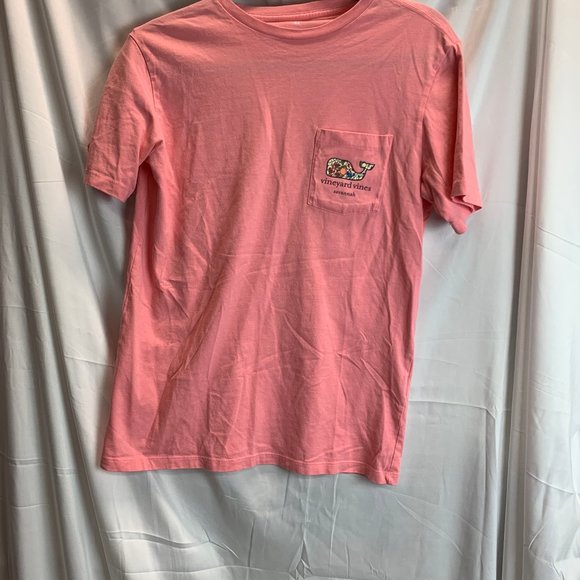 Vineyard Vines Savannah Pink Tshirt Size X Small - Picture 3 of 6